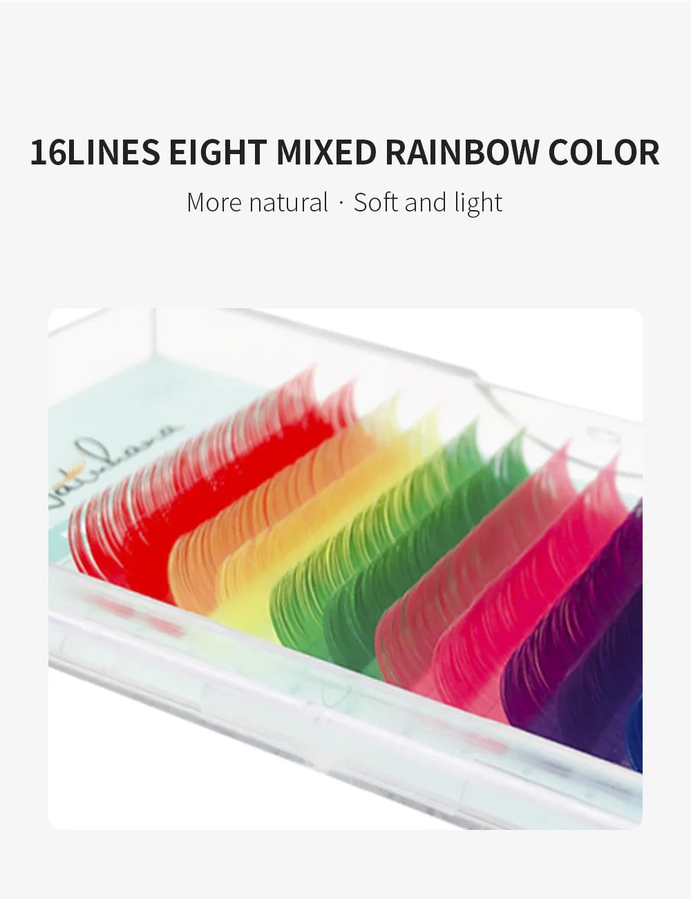 Colorful Mix Individual Eyelash Extensions