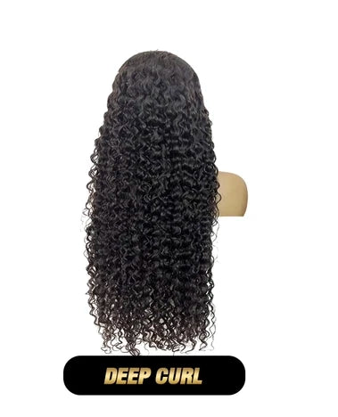 Curly Wavy Glueless Lace Wig