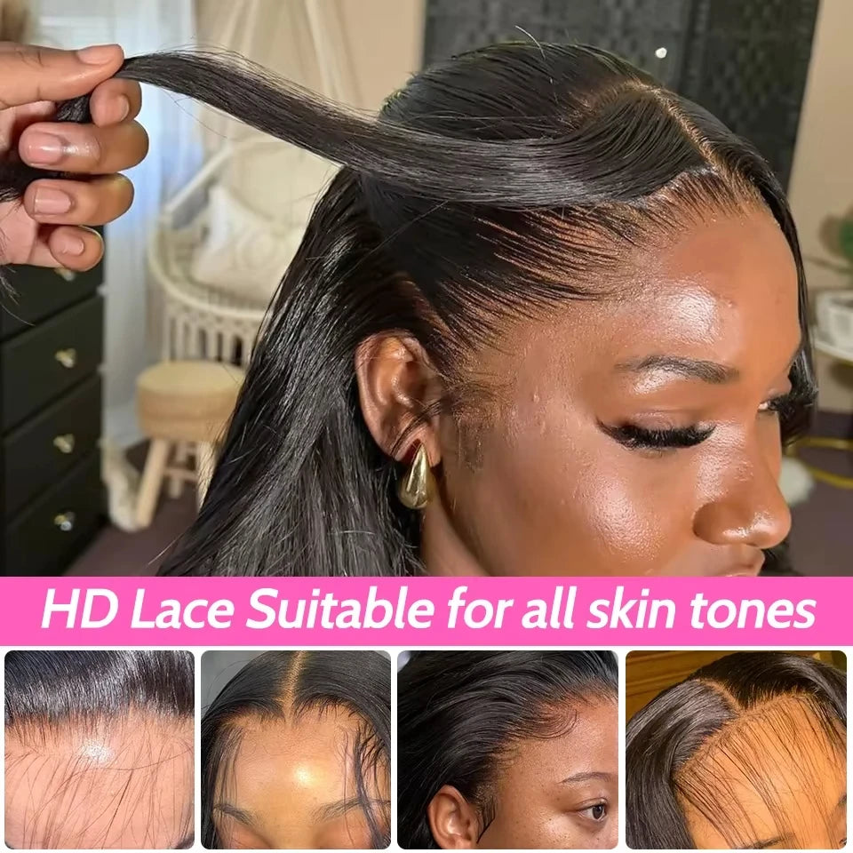 Glueless Straight Lace Front Wig