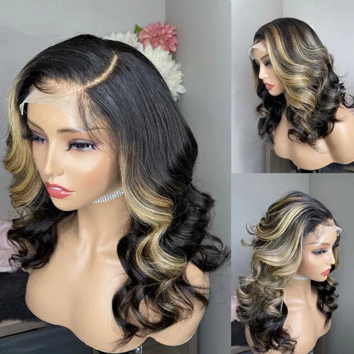 Quality European Hair Sliver Gray Color Wave Short Bob Wig Raw Double Drawn Human Hair Lace Front Wigs