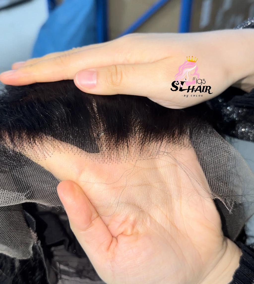 Curly Wavy Glueless Lace Wig