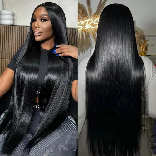Bone Straight Glueless Lace Wig