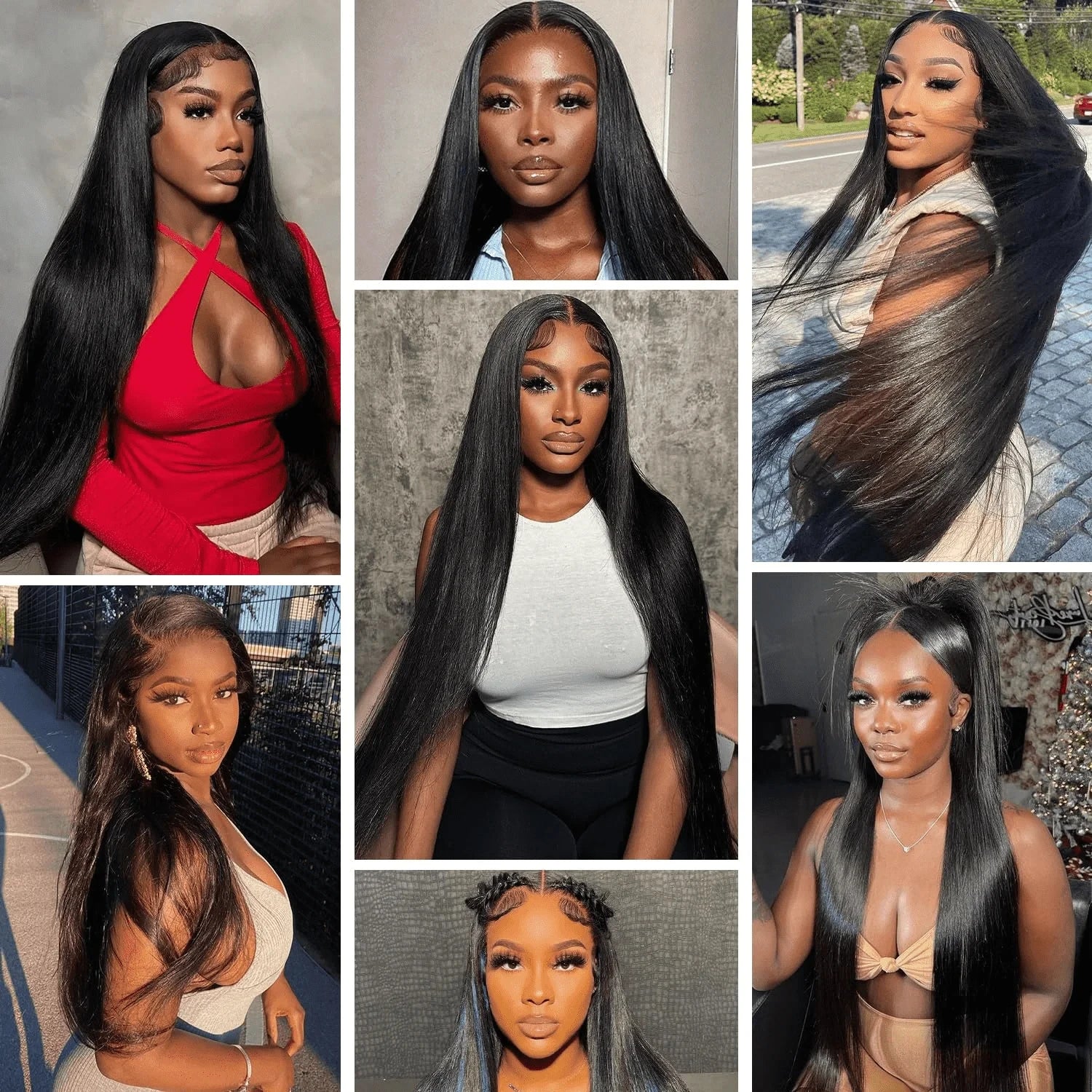 Brown Highlight Water Wave Lace Wig