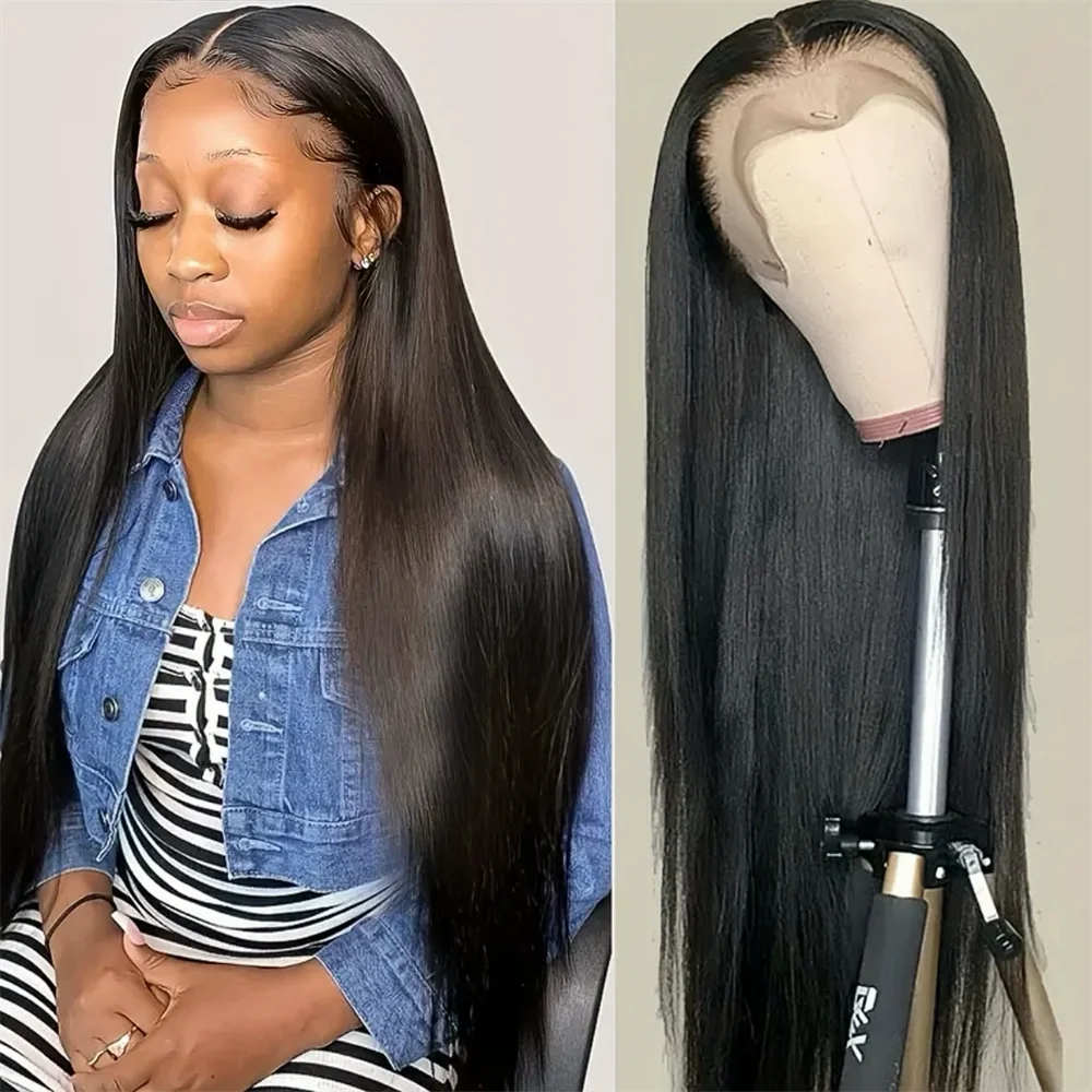 Original Vietnamese Raw Hair Wig Burmese Curly Bone Straight 13X4 HD Lace Front Wig Kinky Curly Human Hair Wigs for Black Women