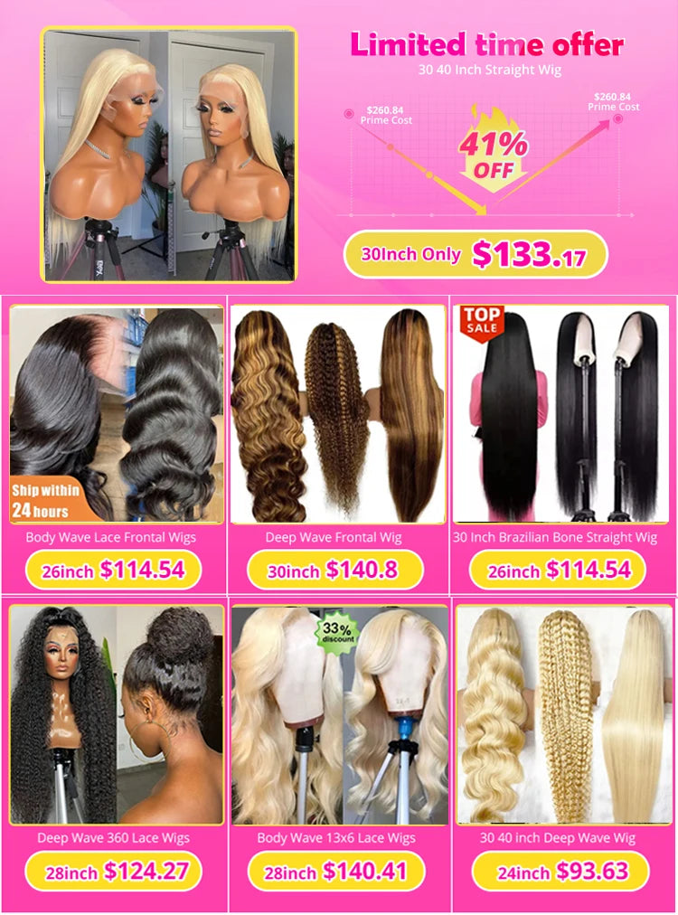 613 Blonde Curly Lace Front Wig