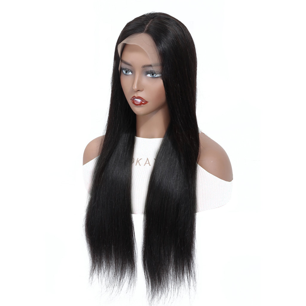 Straight Transparent Lace Front Wig