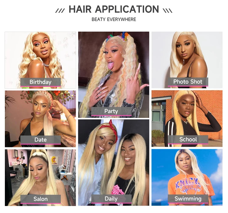 613 Blonde Curly Lace Front Wig