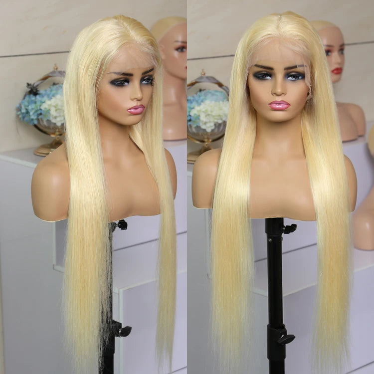 613 Blonde Curly Lace Front Wig