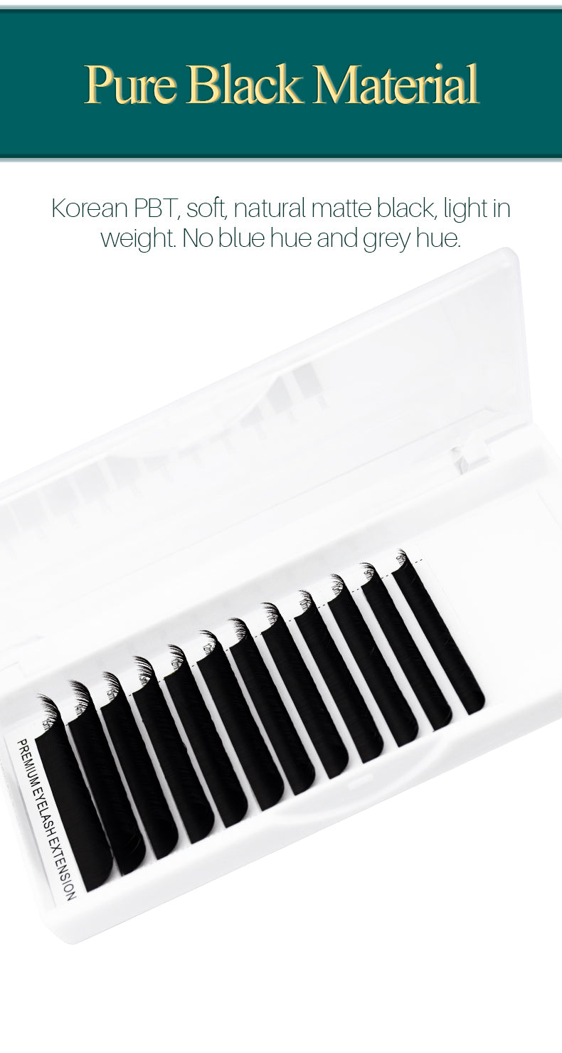 Flat Ellipse Eyelash Extensions