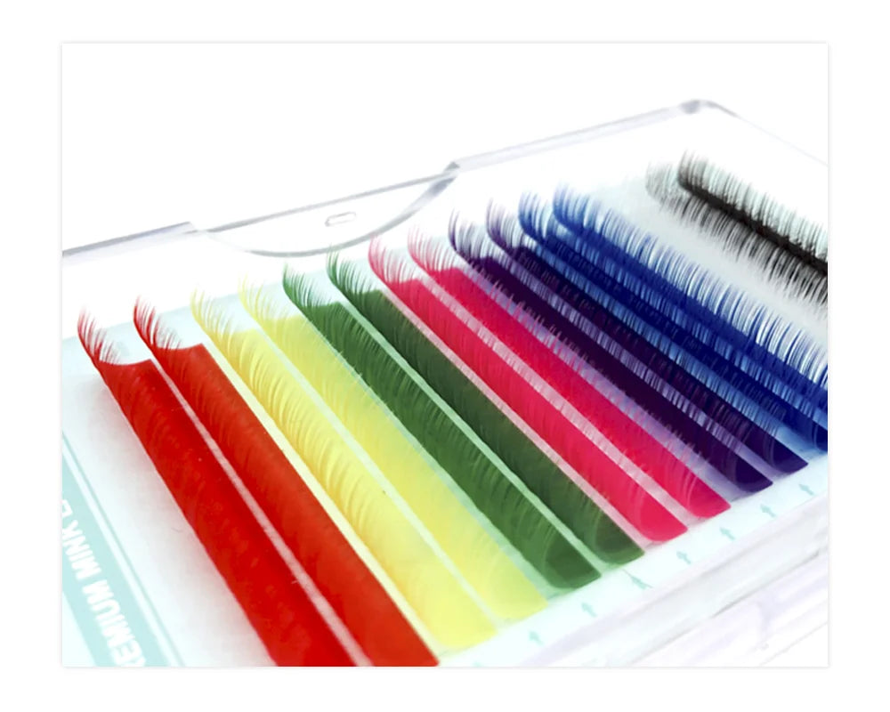 Colorful Mix Individual Eyelash Extensions