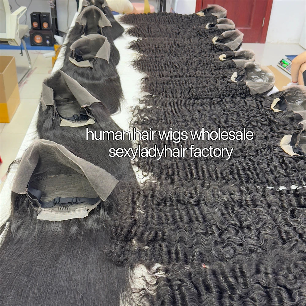 Original Vietnamese Raw Hair Wig Burmese Curly Bone Straight 13X4 HD Lace Front Wig Kinky Curly Human Hair Wigs for Black Women