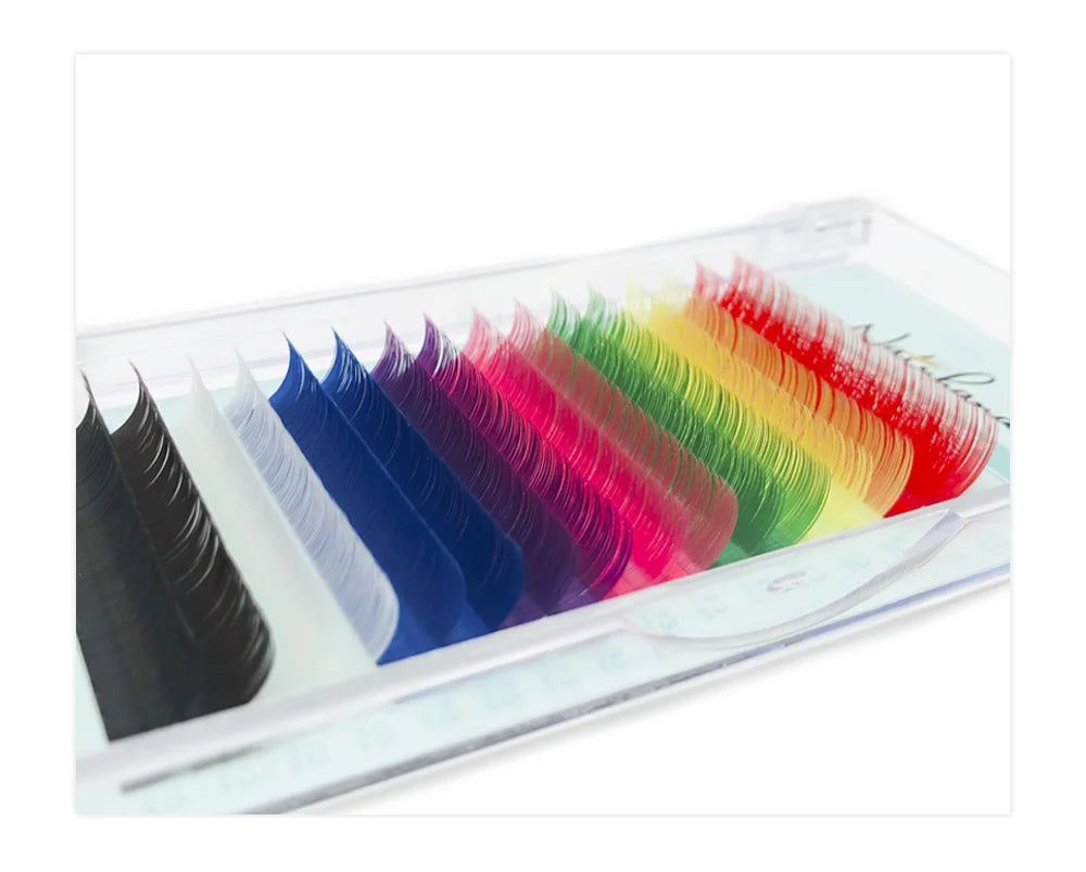 Colorful Mix Individual Eyelash Extensions
