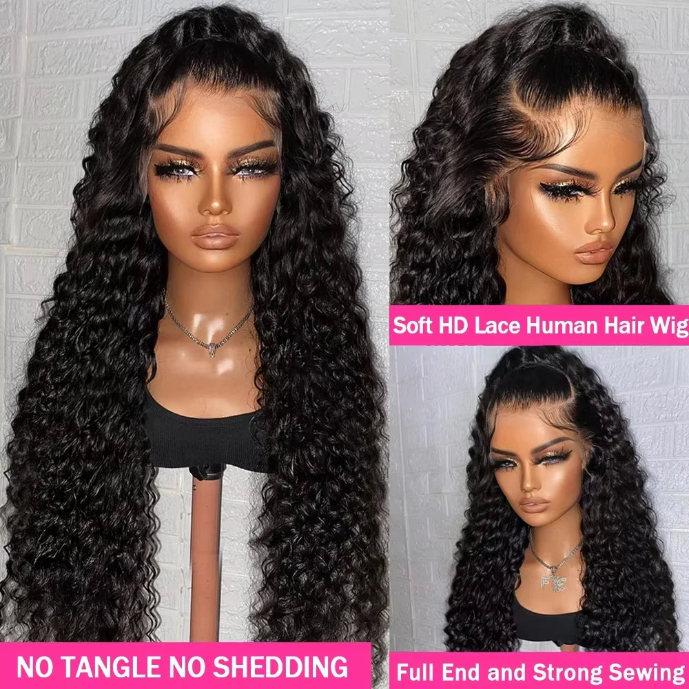 Deep Wave HD Lace Front Wig