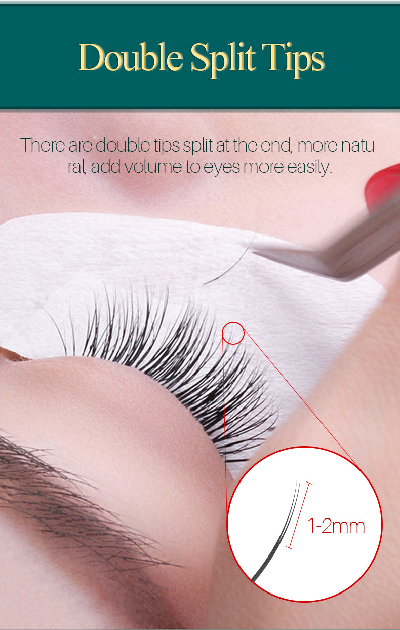 Flat Ellipse Eyelash Extensions