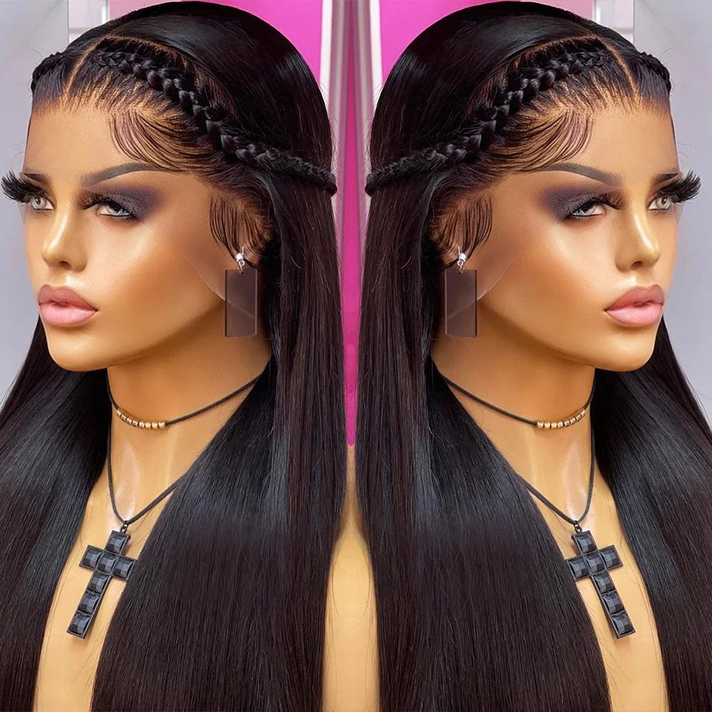 Straight Transparent Lace Front Wig