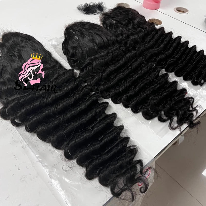 Curly Wavy Glueless Lace Wig