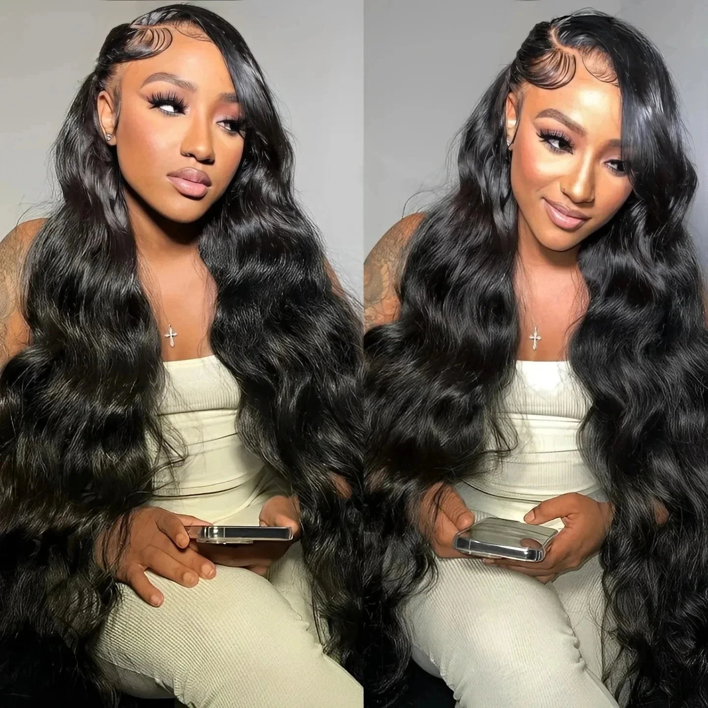 30 Inch Bone Straight HD Lace Wig