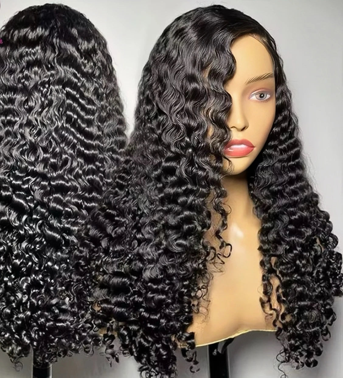 Original Vietnamese Raw Hair Wig Burmese Curly Bone Straight 13X4 HD Lace Front Wig Kinky Curly Human Hair Wigs for Black Women