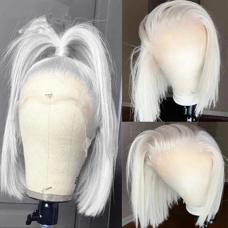 Rainbow Straight Bob Lace Front Wig