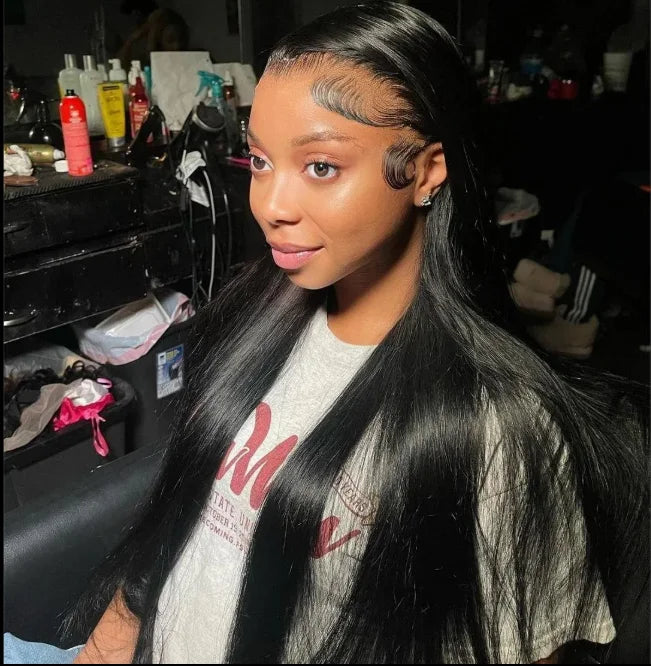Straight Swiss Lace Front Wig