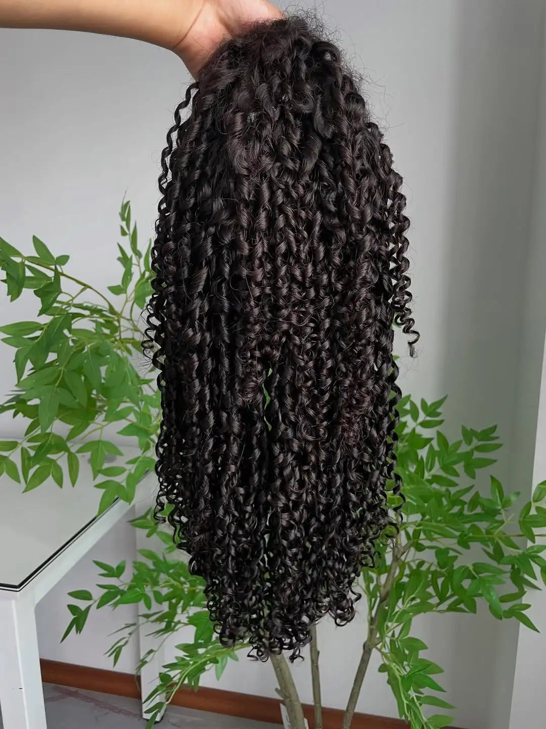 Burmese Kinky Curly Lace Front Wig