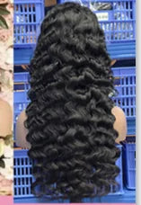Curly Wavy Glueless Lace Wig