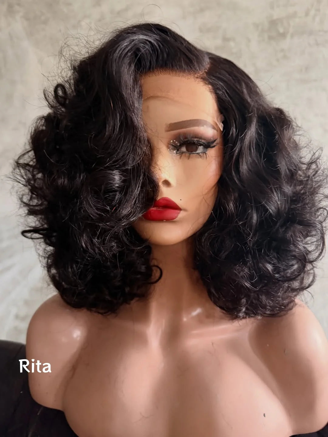 Burmese Kinky Curly Lace Front Wig