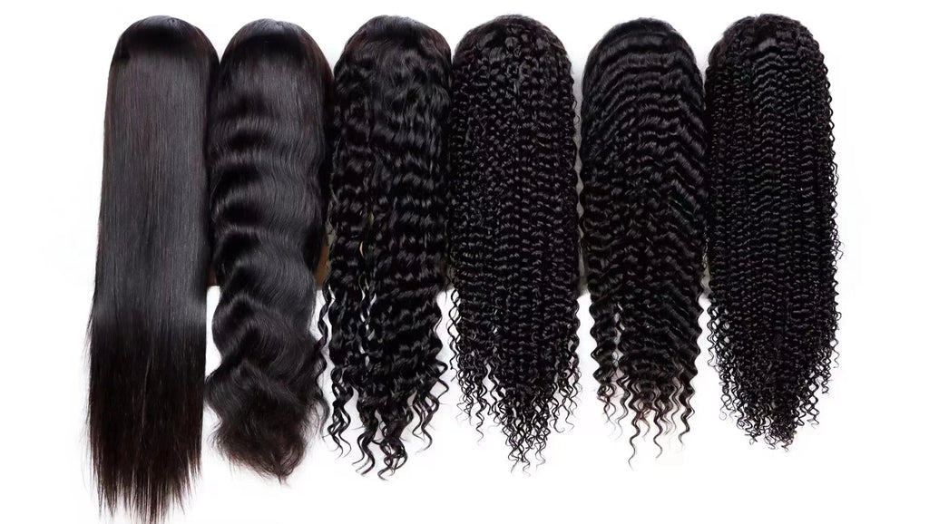 Brazilian Virgin  Swiss Closure Lace  Front Lace Frontal Wig Bone Straight Human Hair Wigs for Black Women
