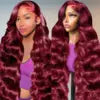 99J Burgundy Body Wave Lace Wig