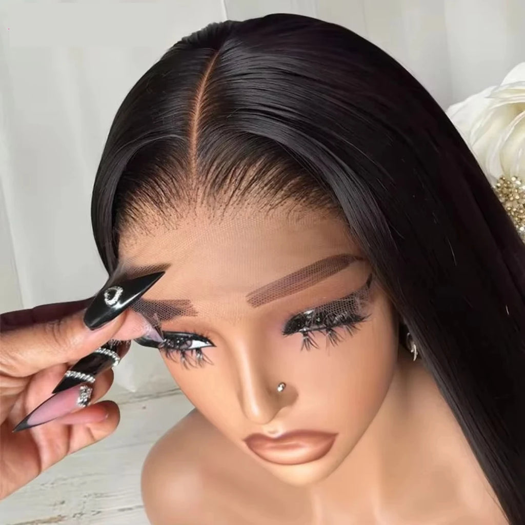 Bone Straight Glueless Lace Wig