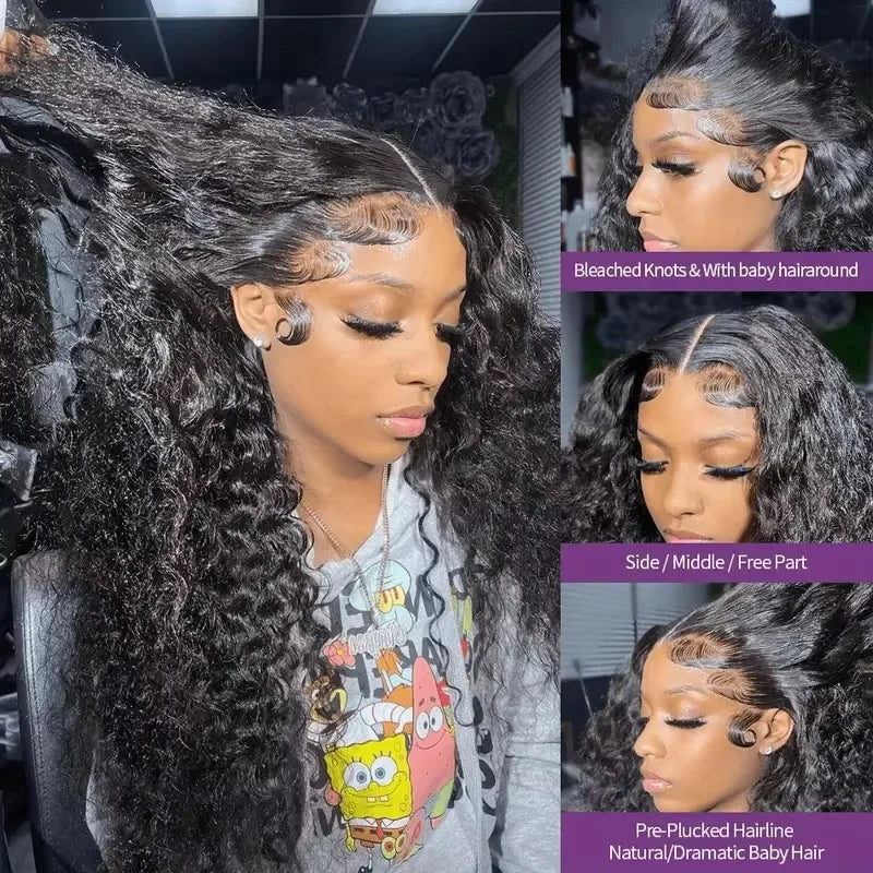 Deep Wave HD Lace Frontal Wig