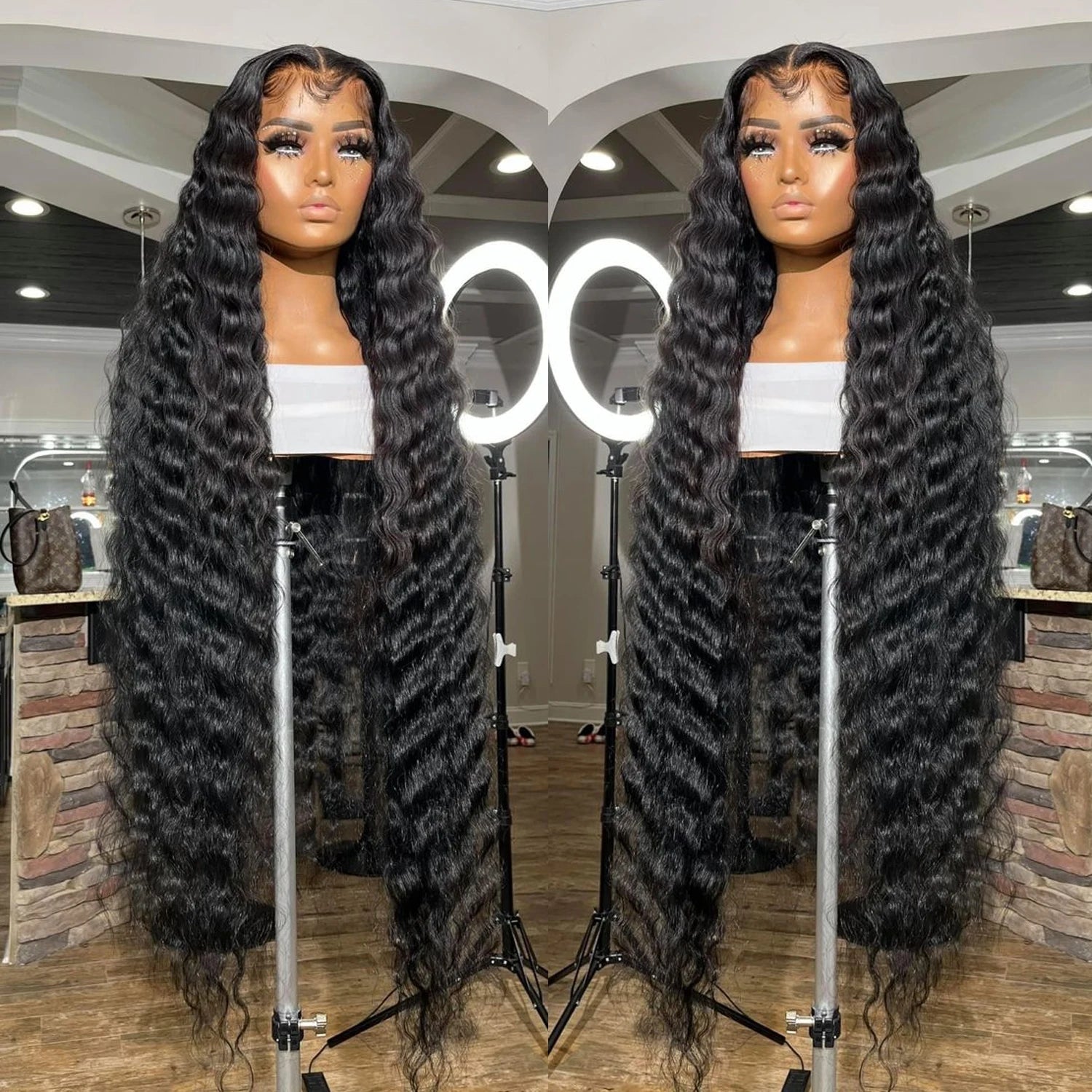 Deep Wave HD Lace Front Wig