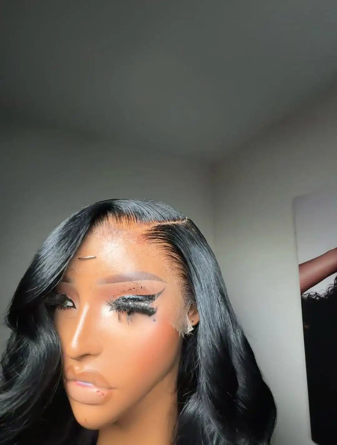 Curly Wavy Glueless Lace Wig