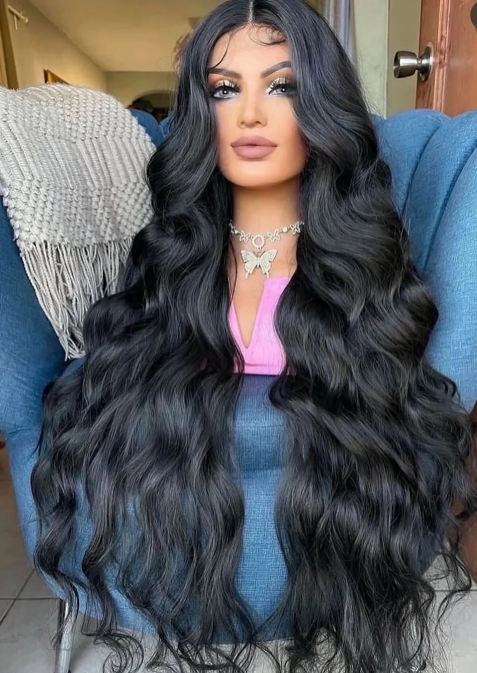 Burmese Kinky Curly Lace Front Wig