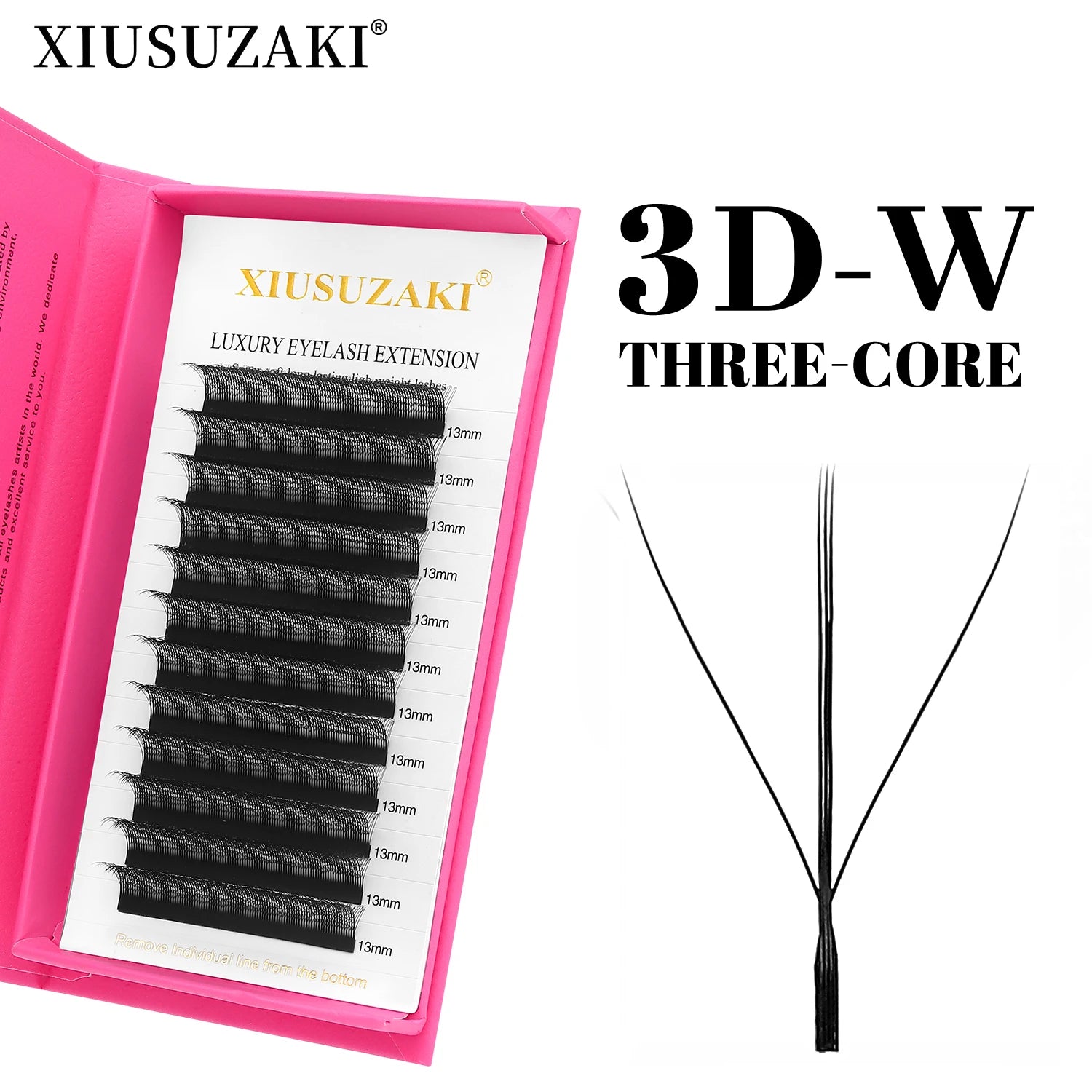 W Shaped Premade Fan Eyelash Extensions