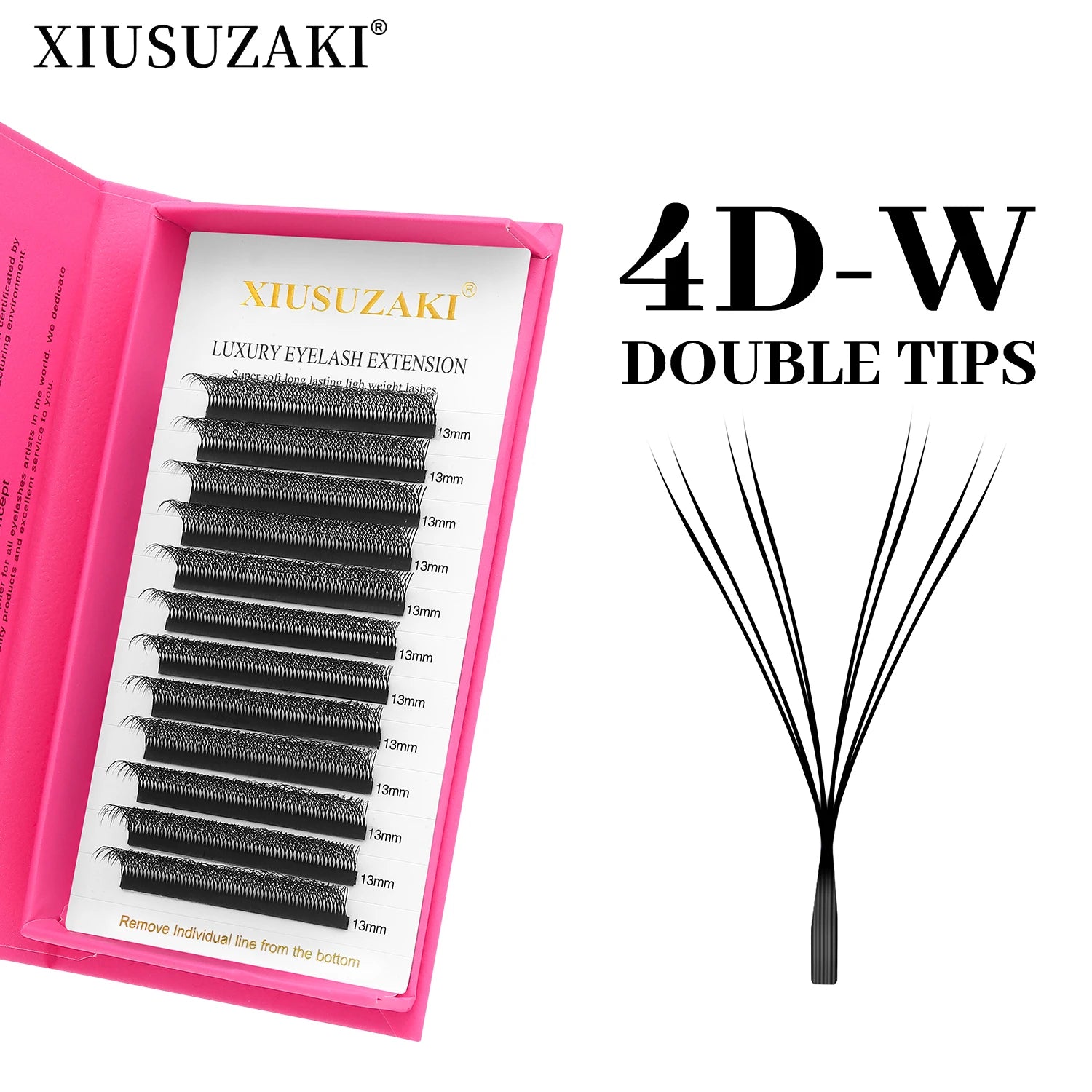 W Shaped Premade Fan Eyelash Extensions