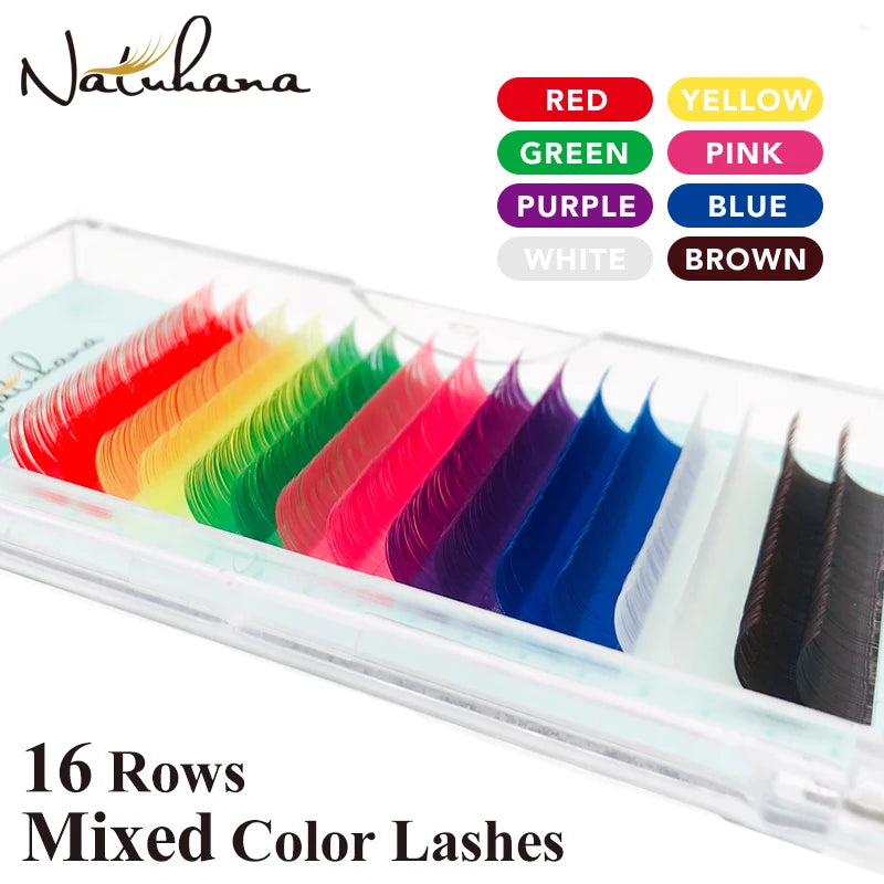 Colorful Mix Individual Eyelash Extensions