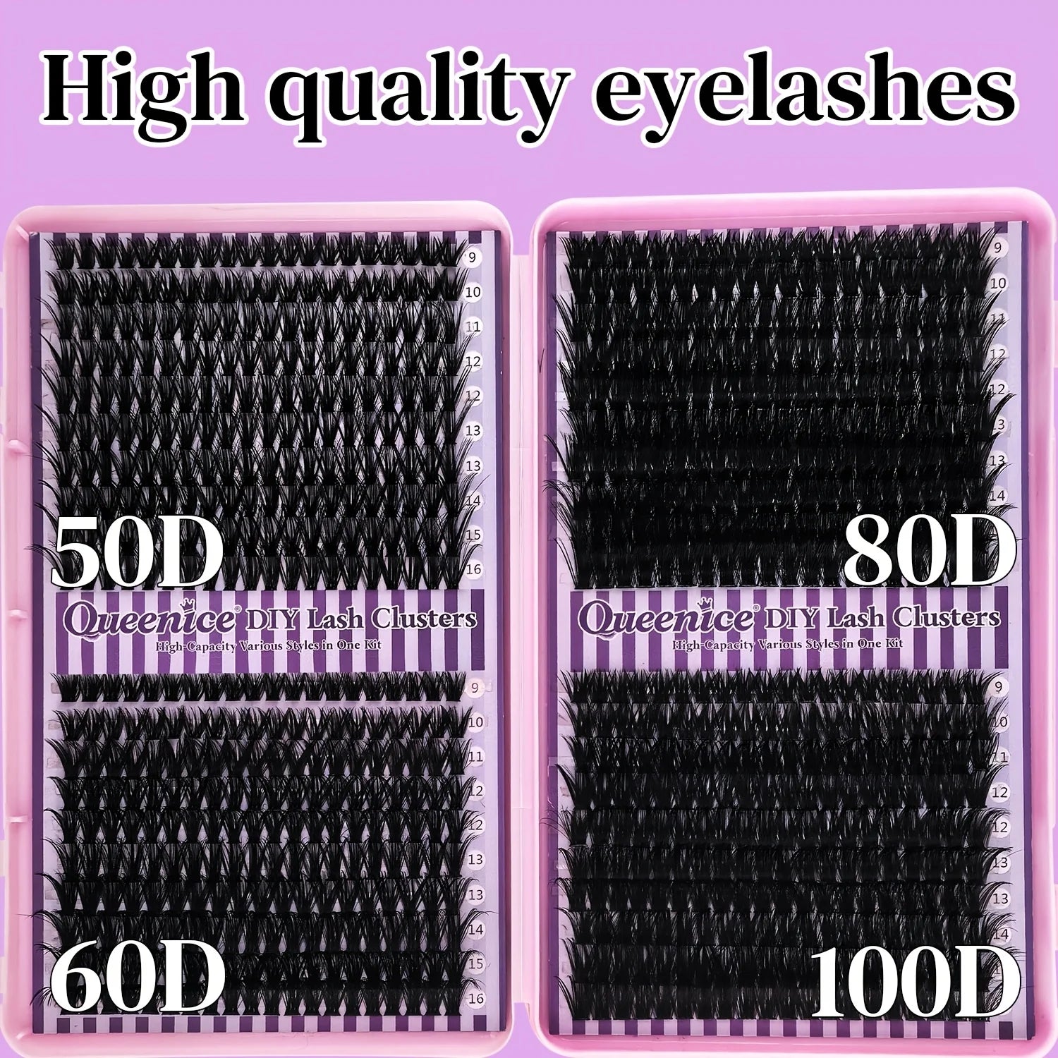Volume False Eyelash Clusters Set