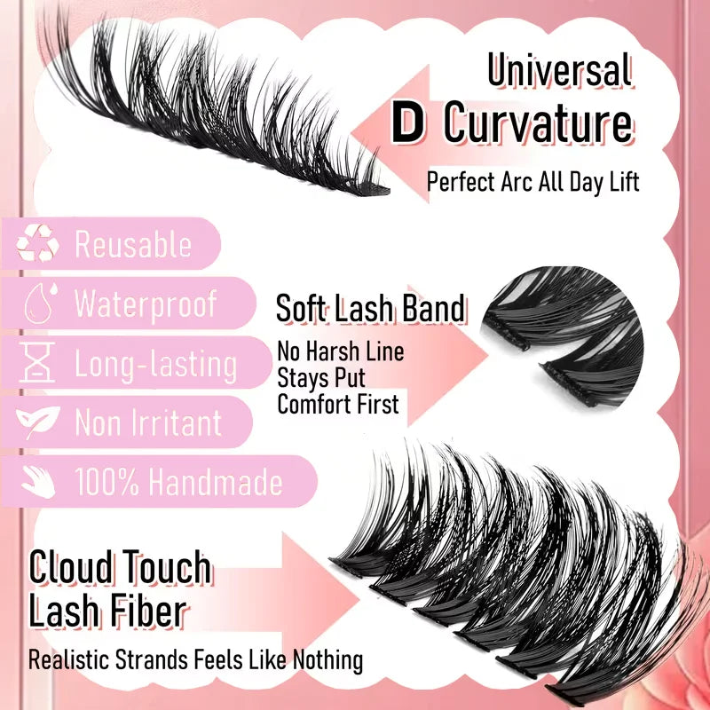 Cluster Lash Extension Book Kit