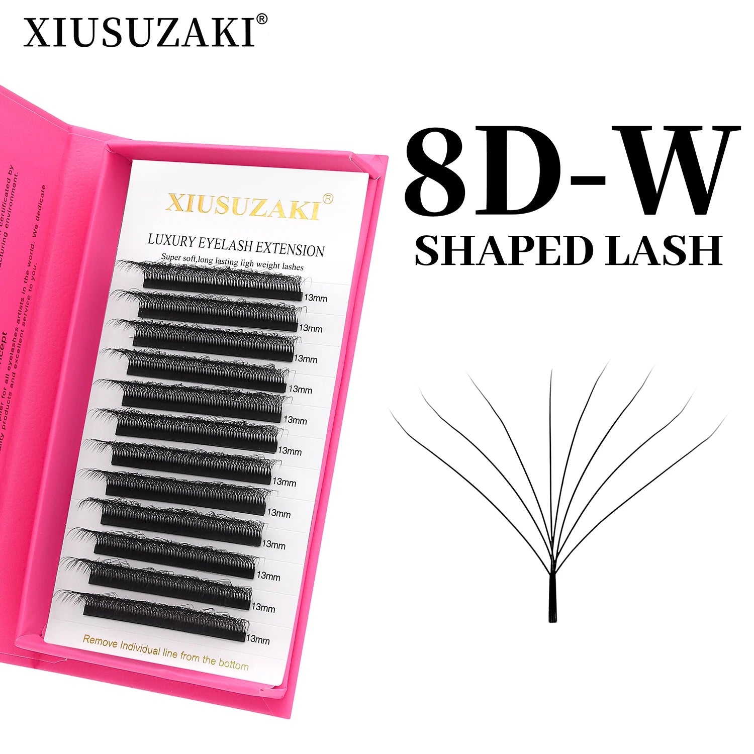 W Shaped Premade Fan Eyelash Extensions