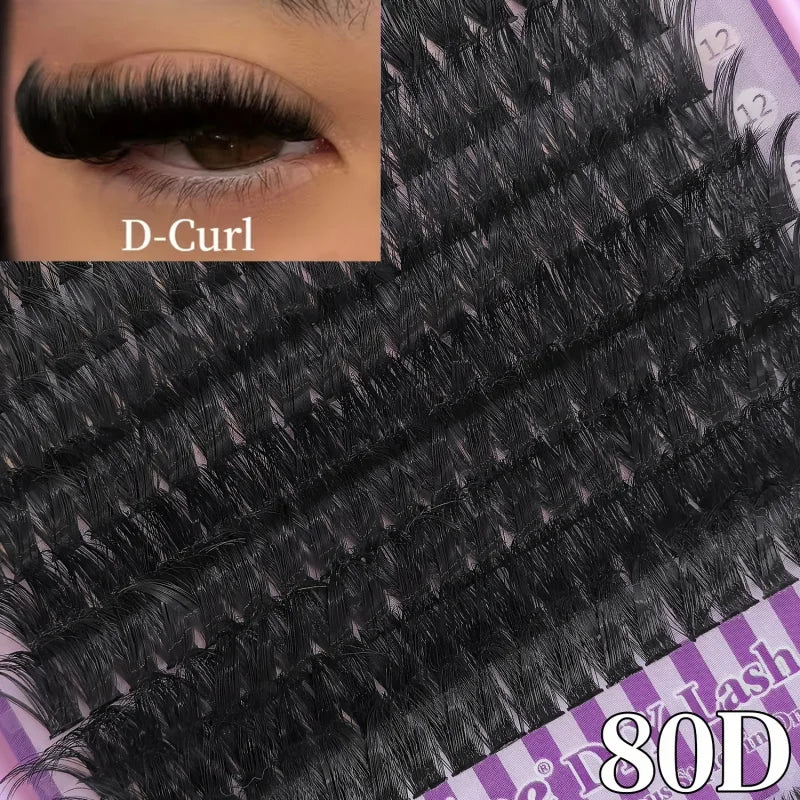 Volume False Eyelash Clusters Set