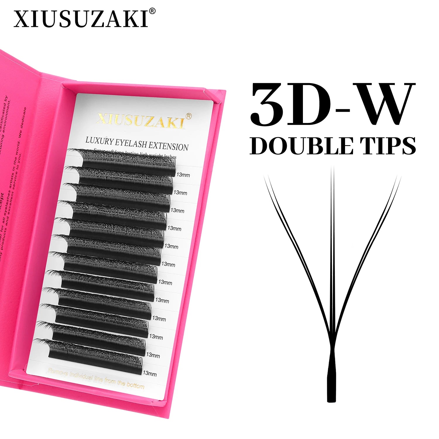 W Shaped Premade Fan Eyelash Extensions