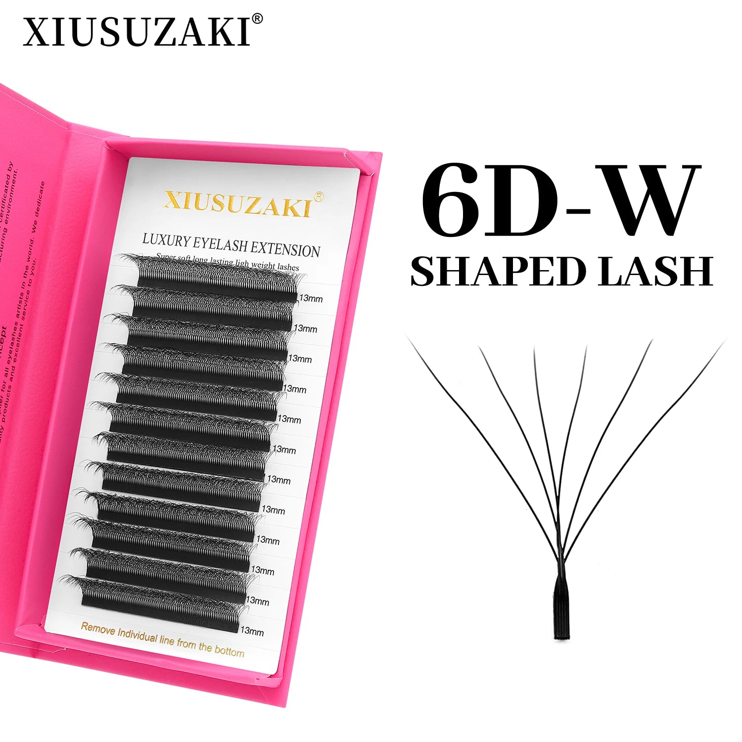 W Shaped Premade Fan Eyelash Extensions