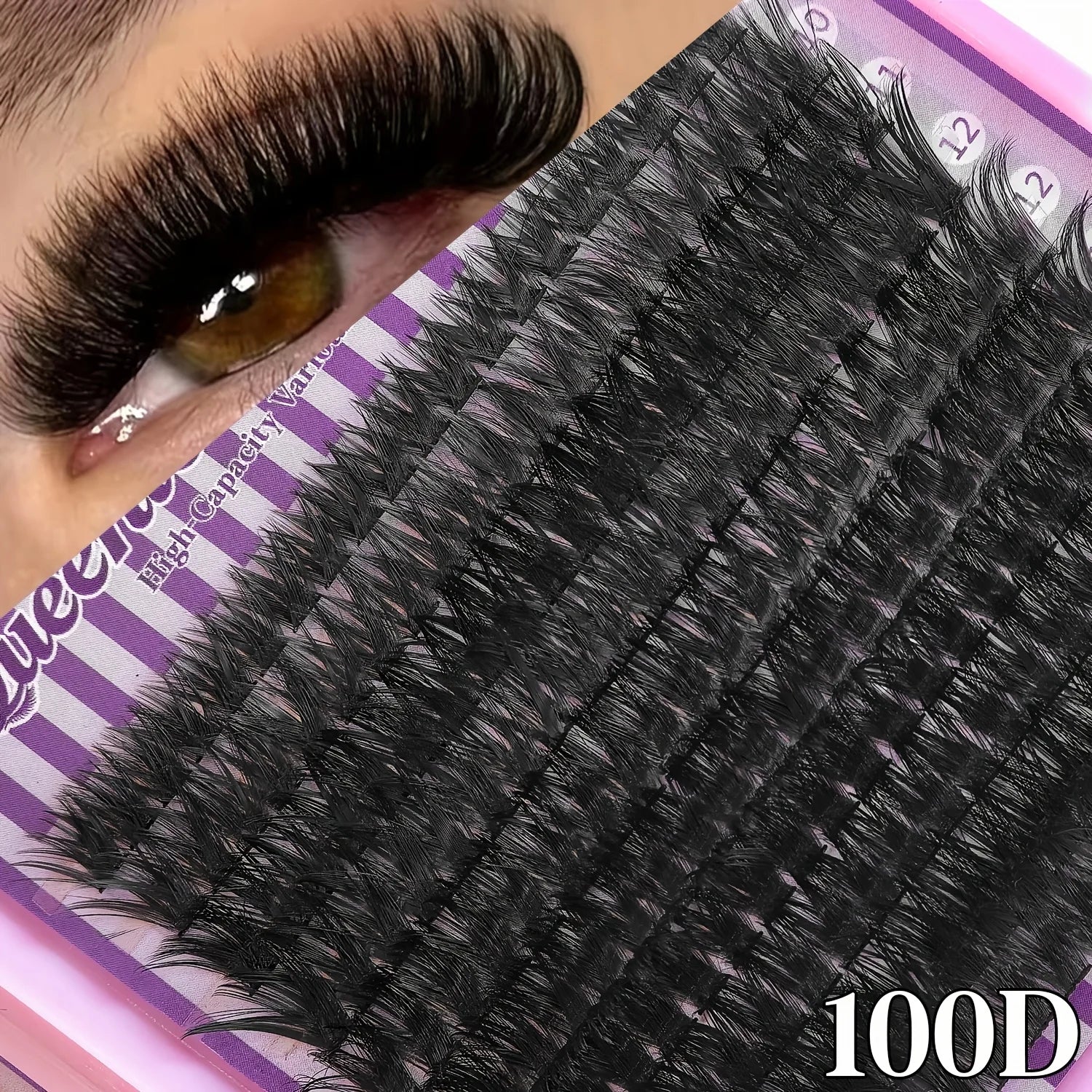 Volume False Eyelash Clusters Set