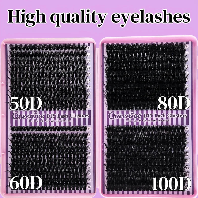 Volume False Eyelash Clusters Set