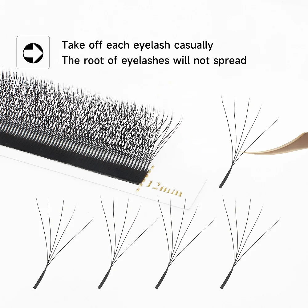 W Shaped Premade Fan Eyelash Extensions