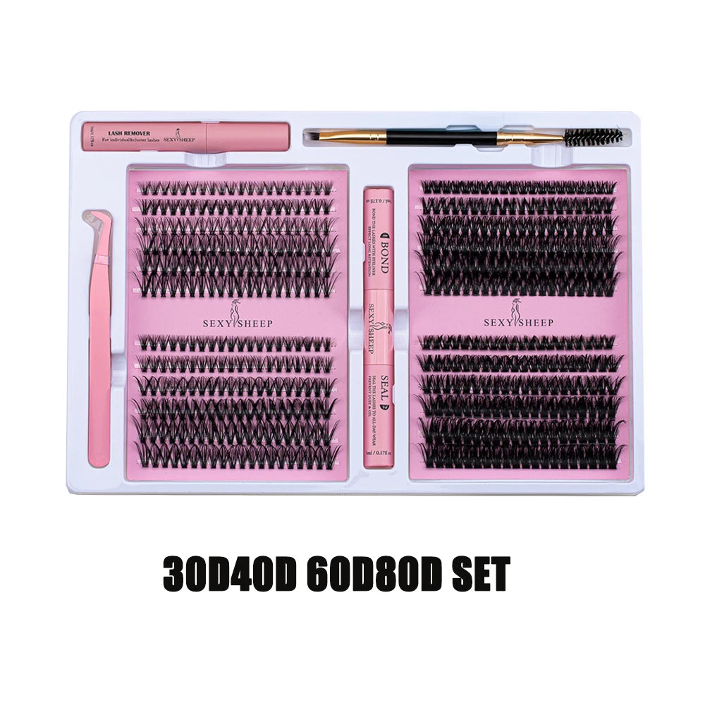 DIY Cluster Lash Extension Kit