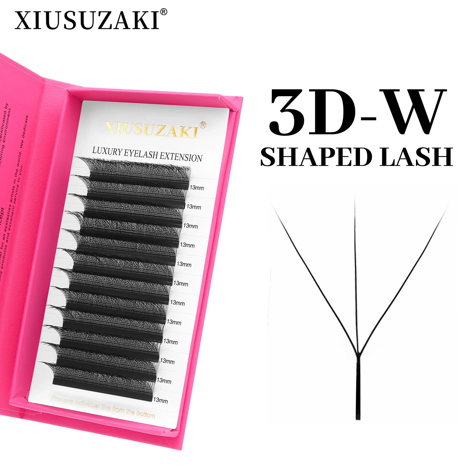 W Shaped Premade Fan Eyelash Extensions