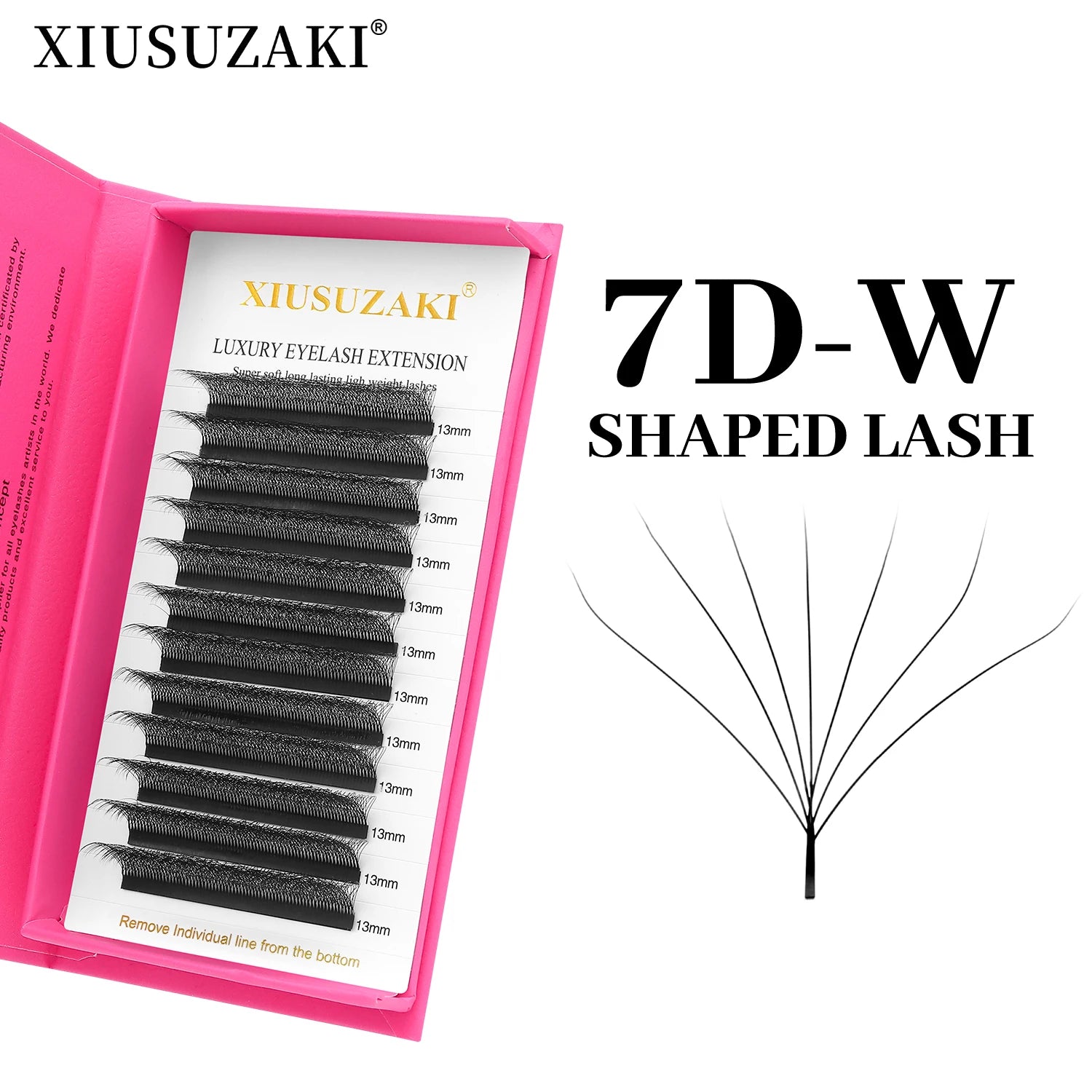 W Shaped Premade Fan Eyelash Extensions