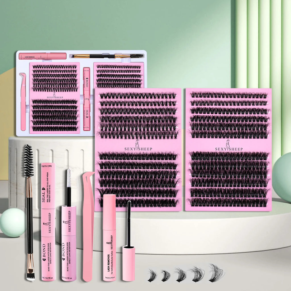 DIY Cluster Lash Extension Kit